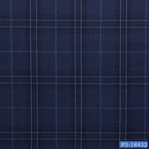 Prussian Blue With Light Check Vest