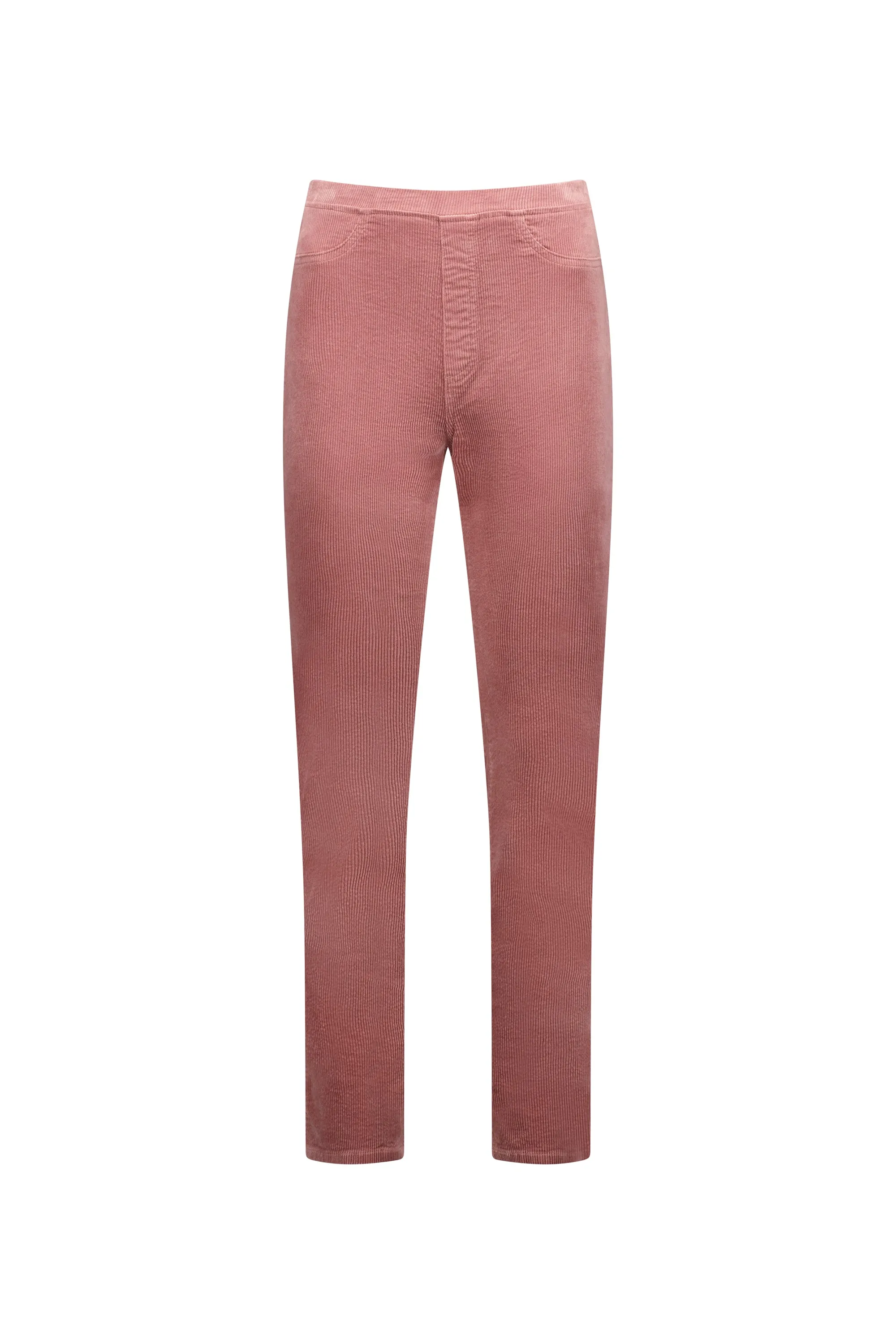 Pull On Cord Trousers - Rose