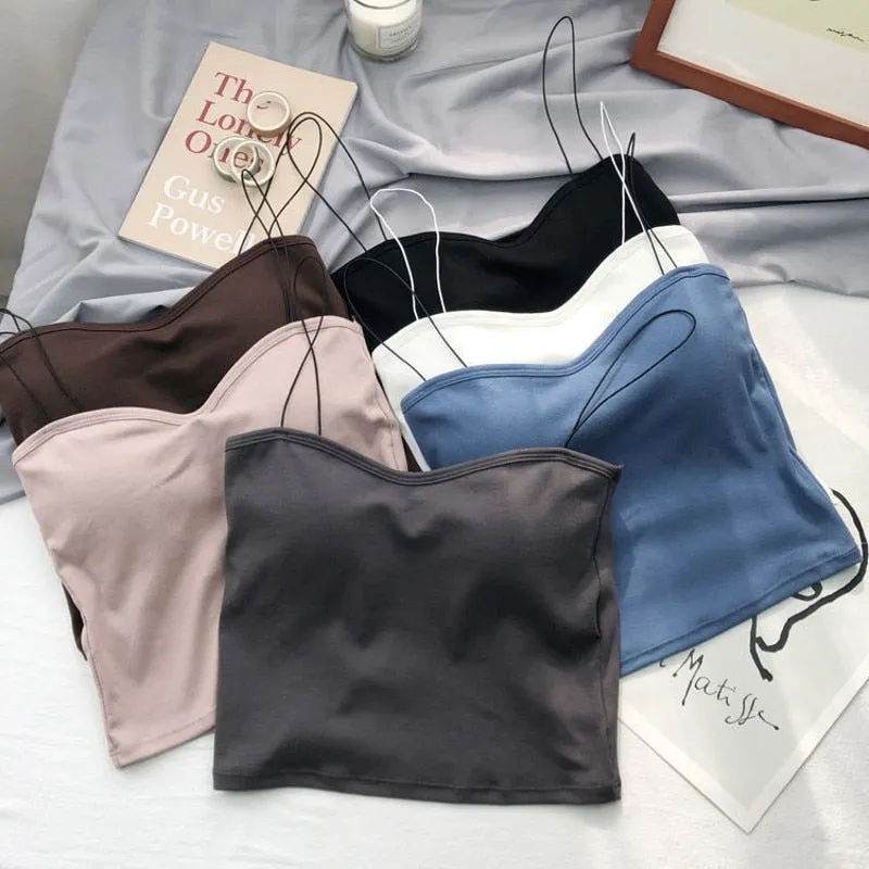 Pure Color Cotton Soft Elastic Washable Vest - Wear-resistant, Lightproof & Versatile