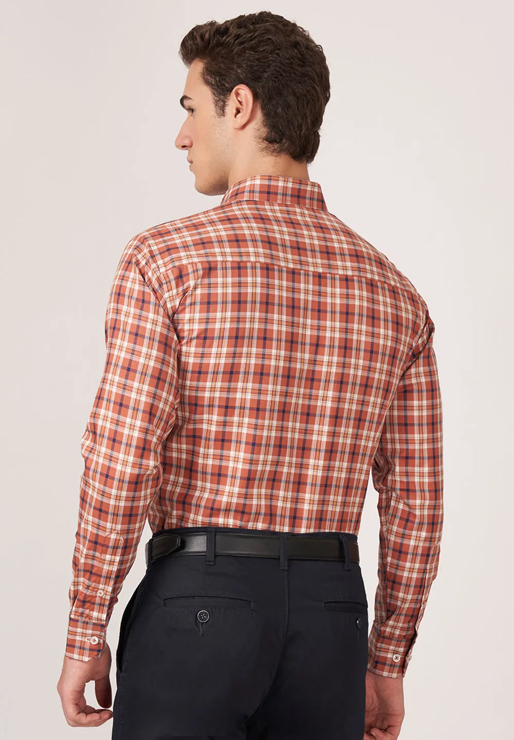 Pure Cotton Formal- Slim Fit Shirt- S43592
