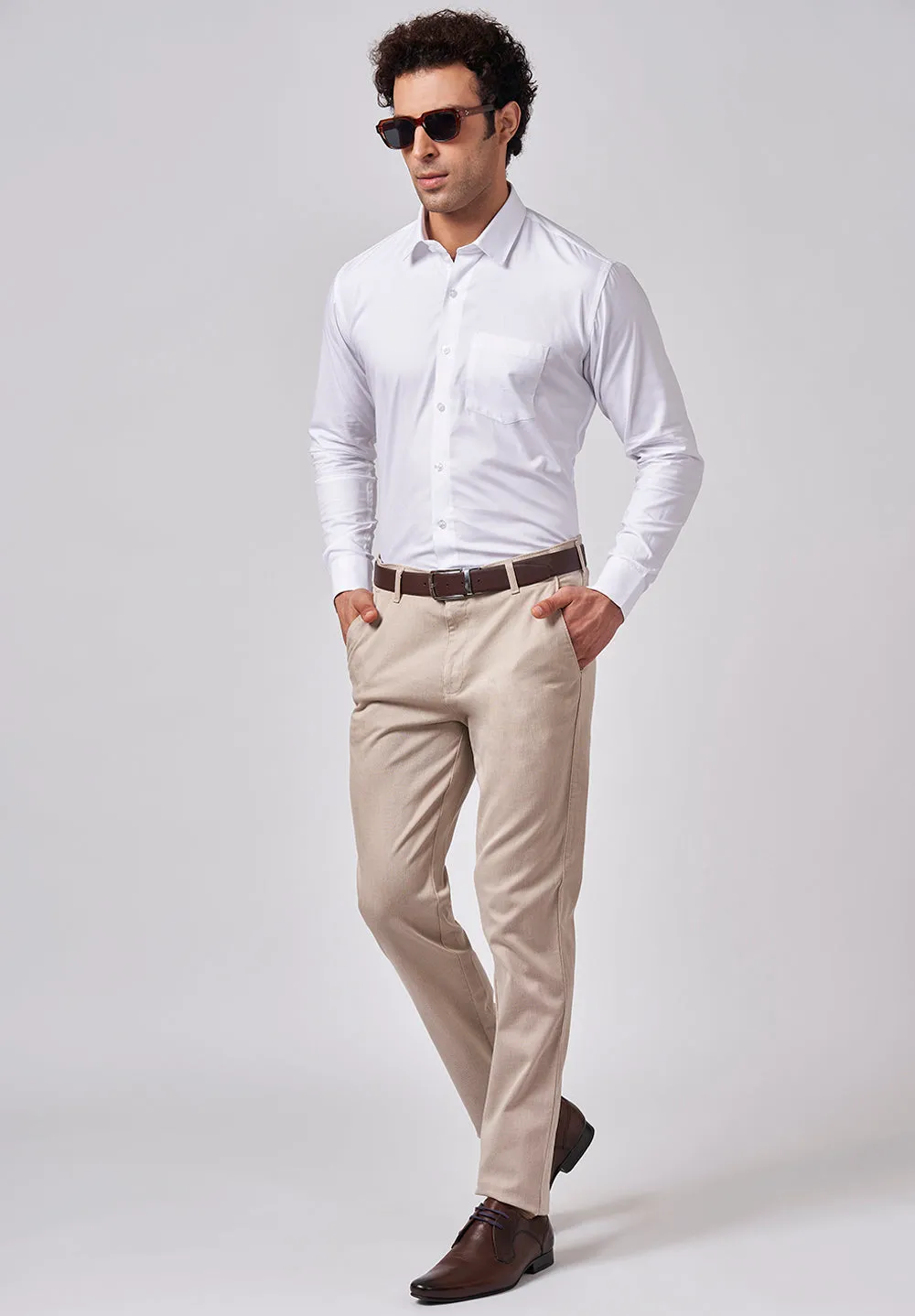 Pure Cotton Formal-slim Fit Shirt - S45147
