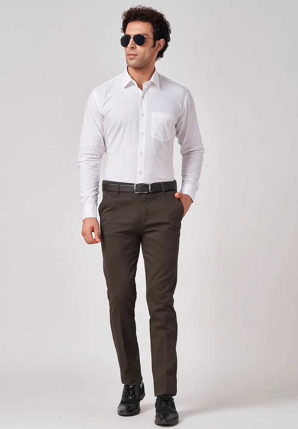 Pure Cotton Formal- Slim Fit Shirt - S45400