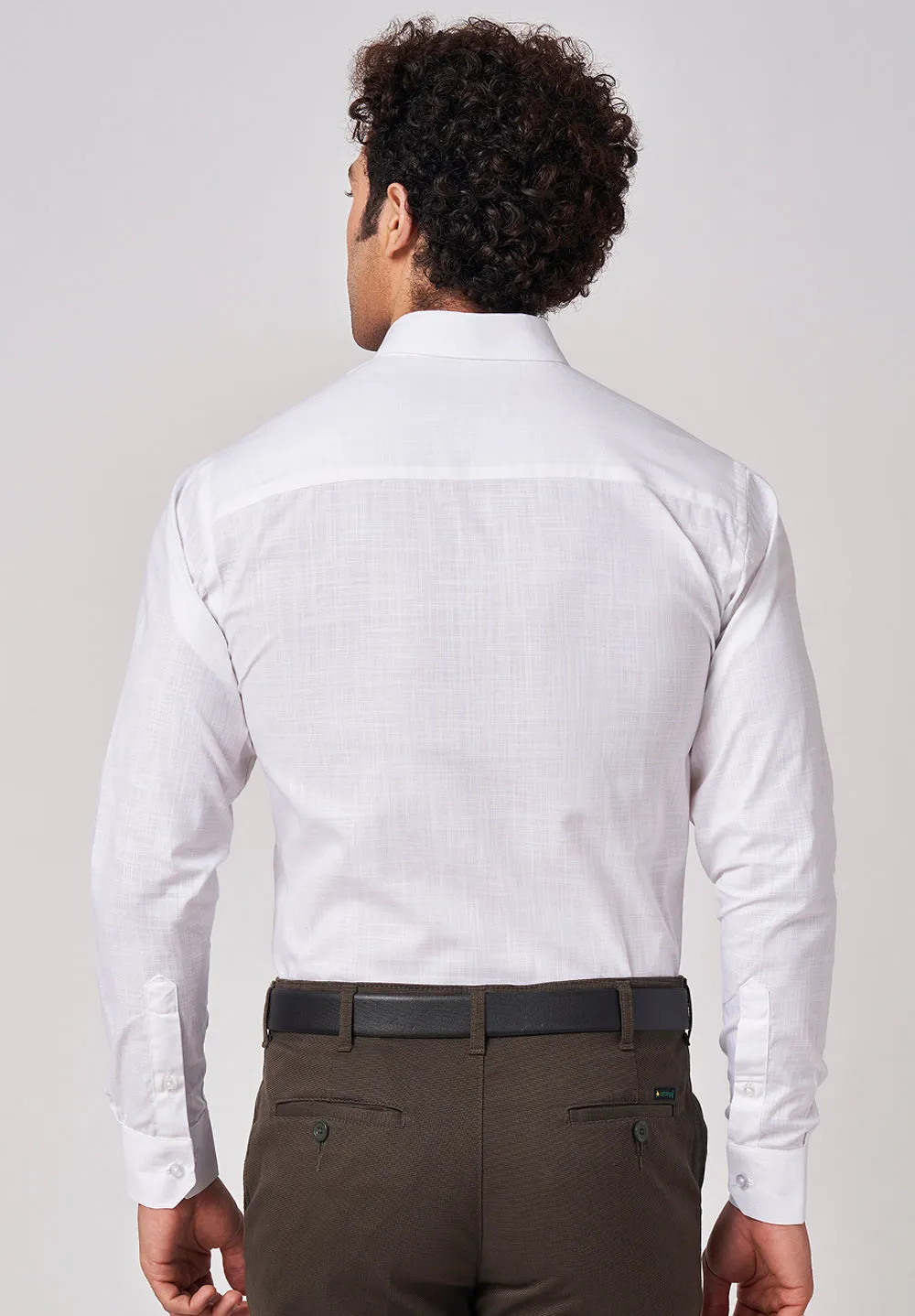 Pure Cotton Formal- Slim Fit Shirt - S45400