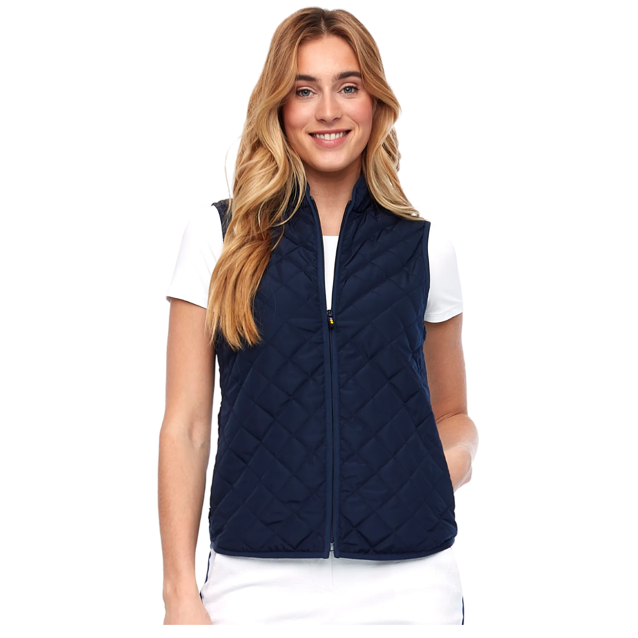 Quilted Zip-Up Vest