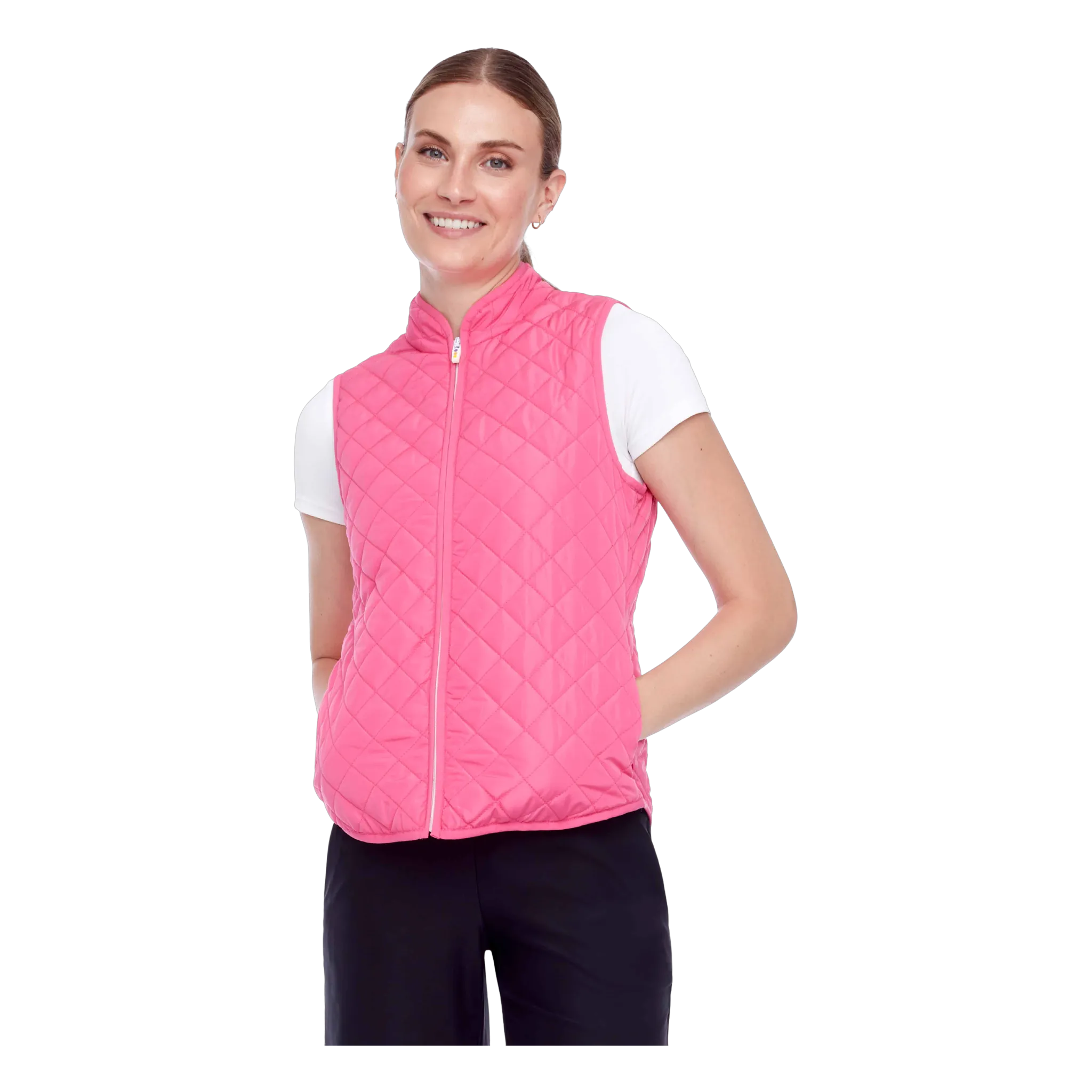 Quilted Zip-Up Vest