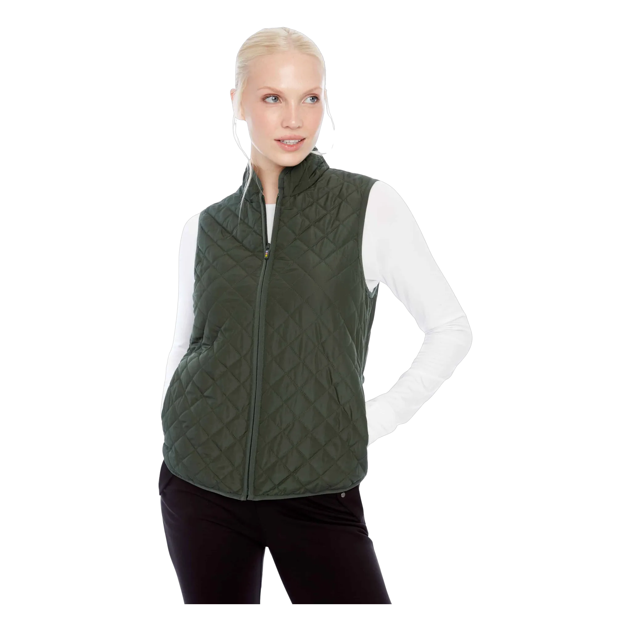 Quilted Zip-Up Vest