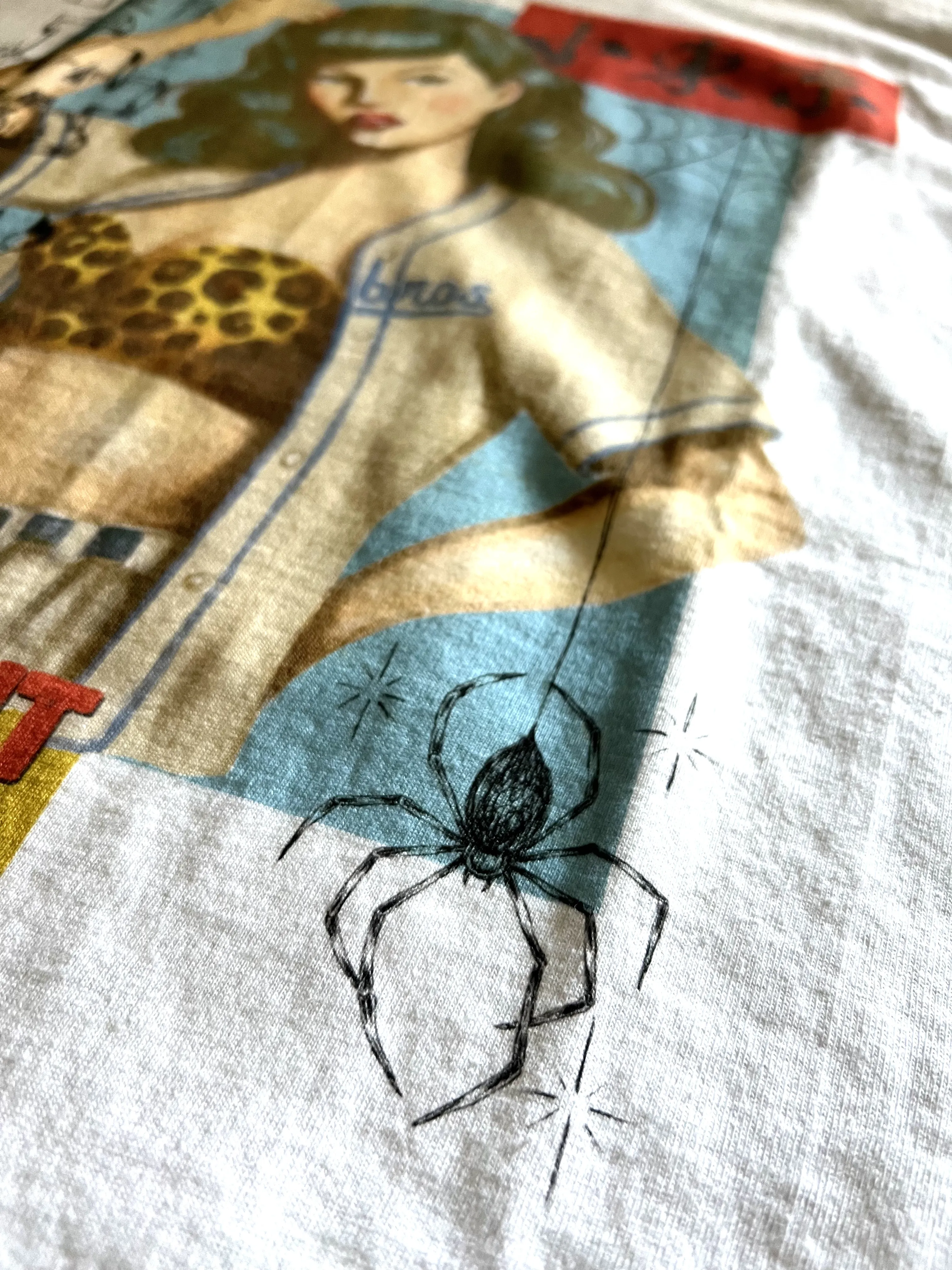 "Delinquent Mag" Tee in White