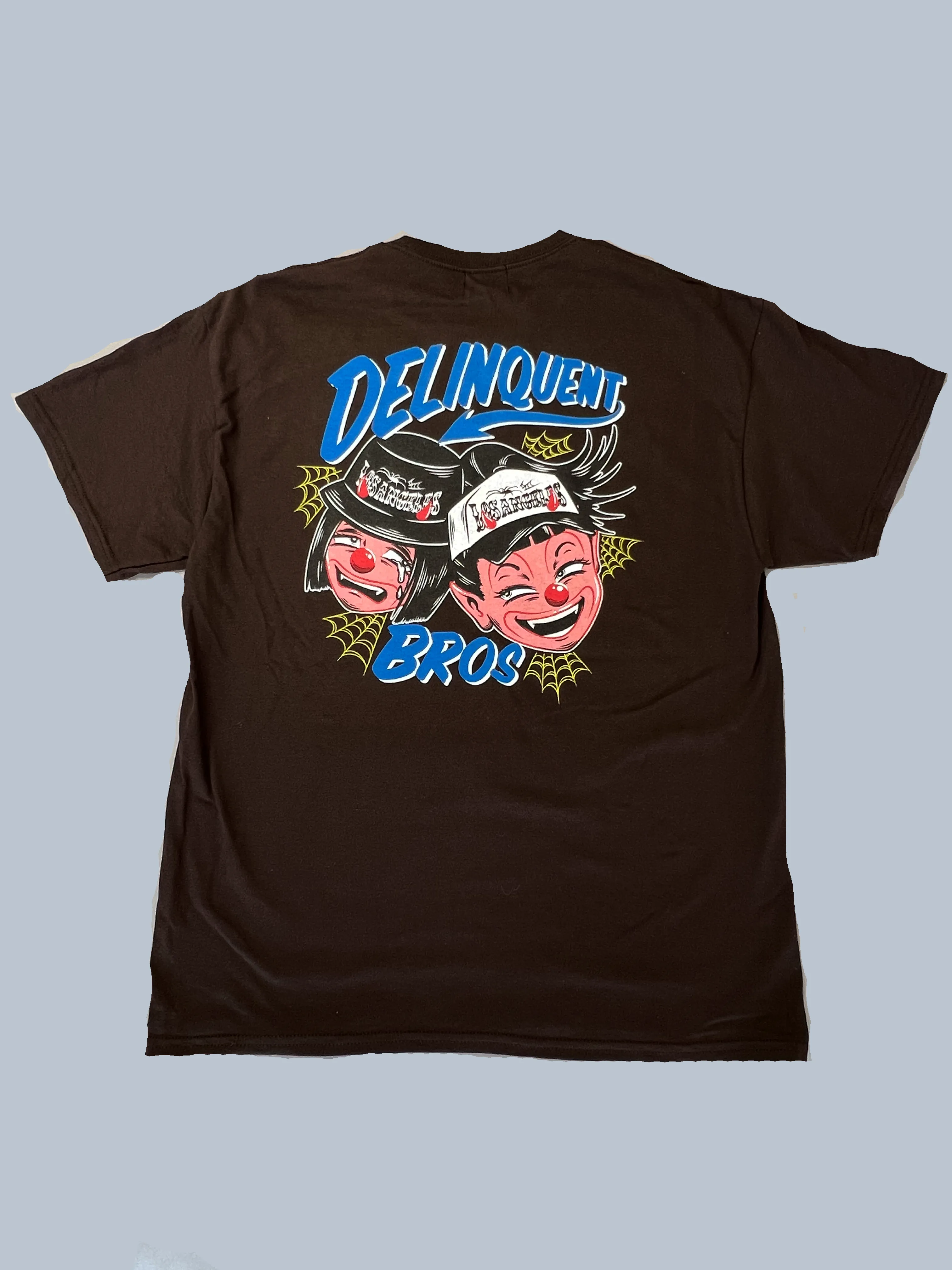 "Good times,Bad times" Tee in Brown