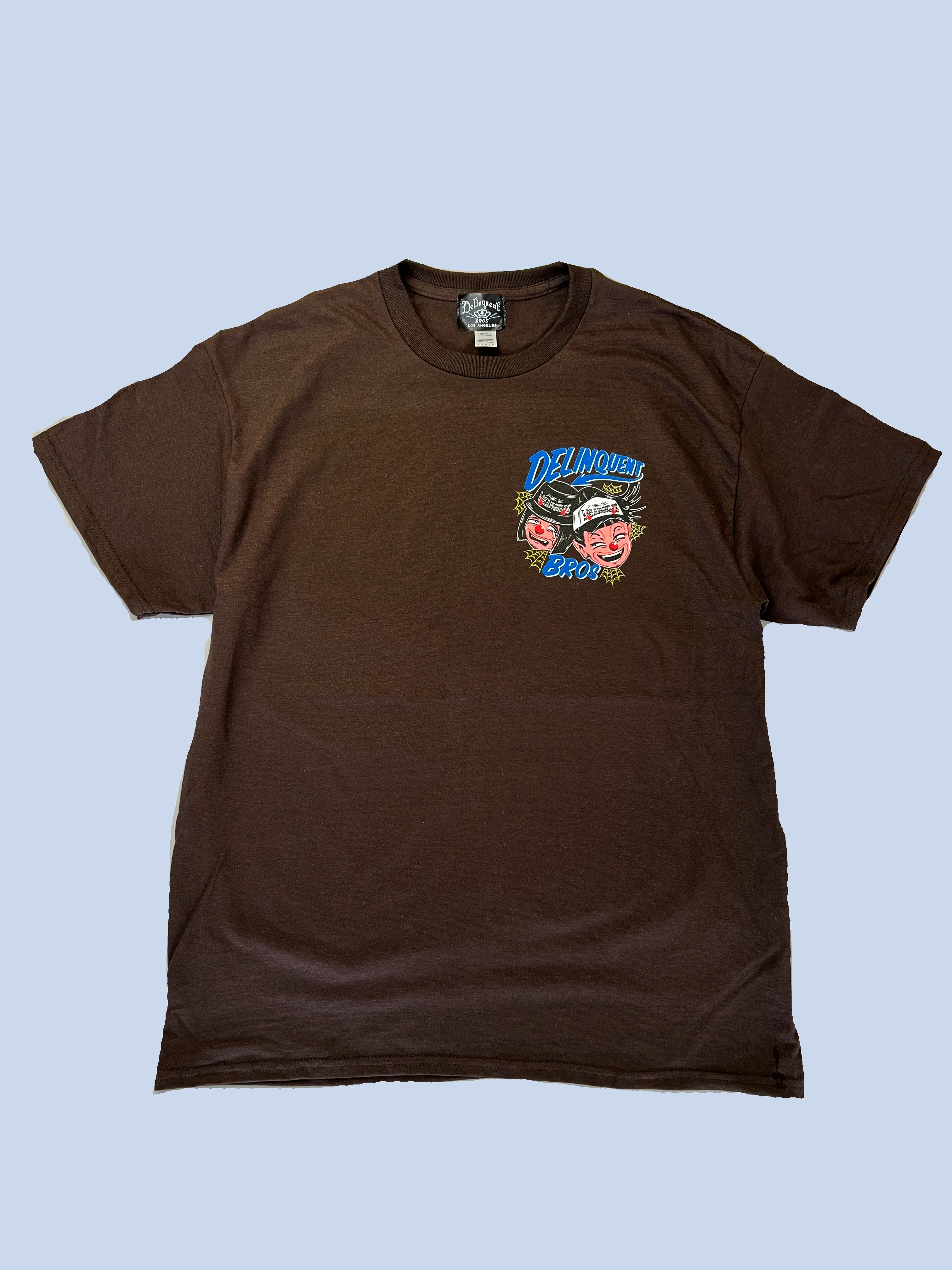 "Good times,Bad times" Tee in Brown