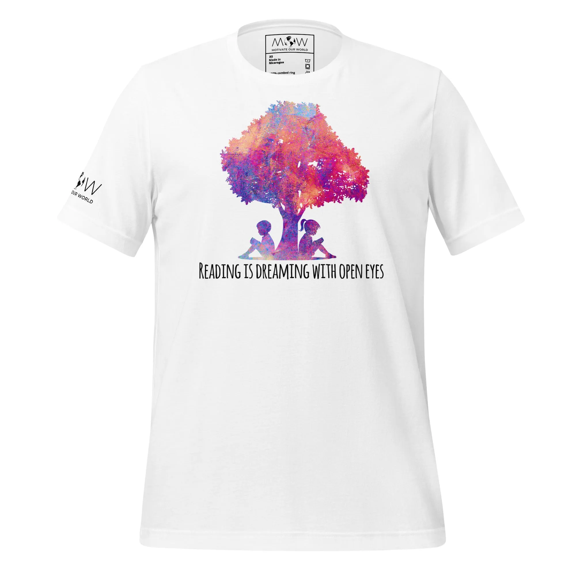 "Reading is Dreaming with Open Eyes" Men's T-Shirt