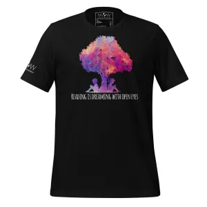 "Reading is Dreaming with Open Eyes" Men's T-Shirt