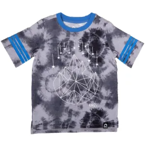 RAGS Retro Sleeve Kids Tee - Geo Star - Tie-Dye