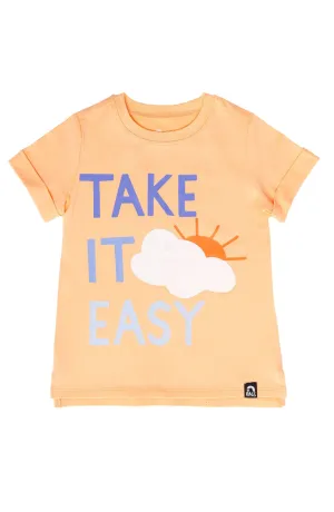 RAGS Short Rolled Sleeve Kids Tee - Take It Easy