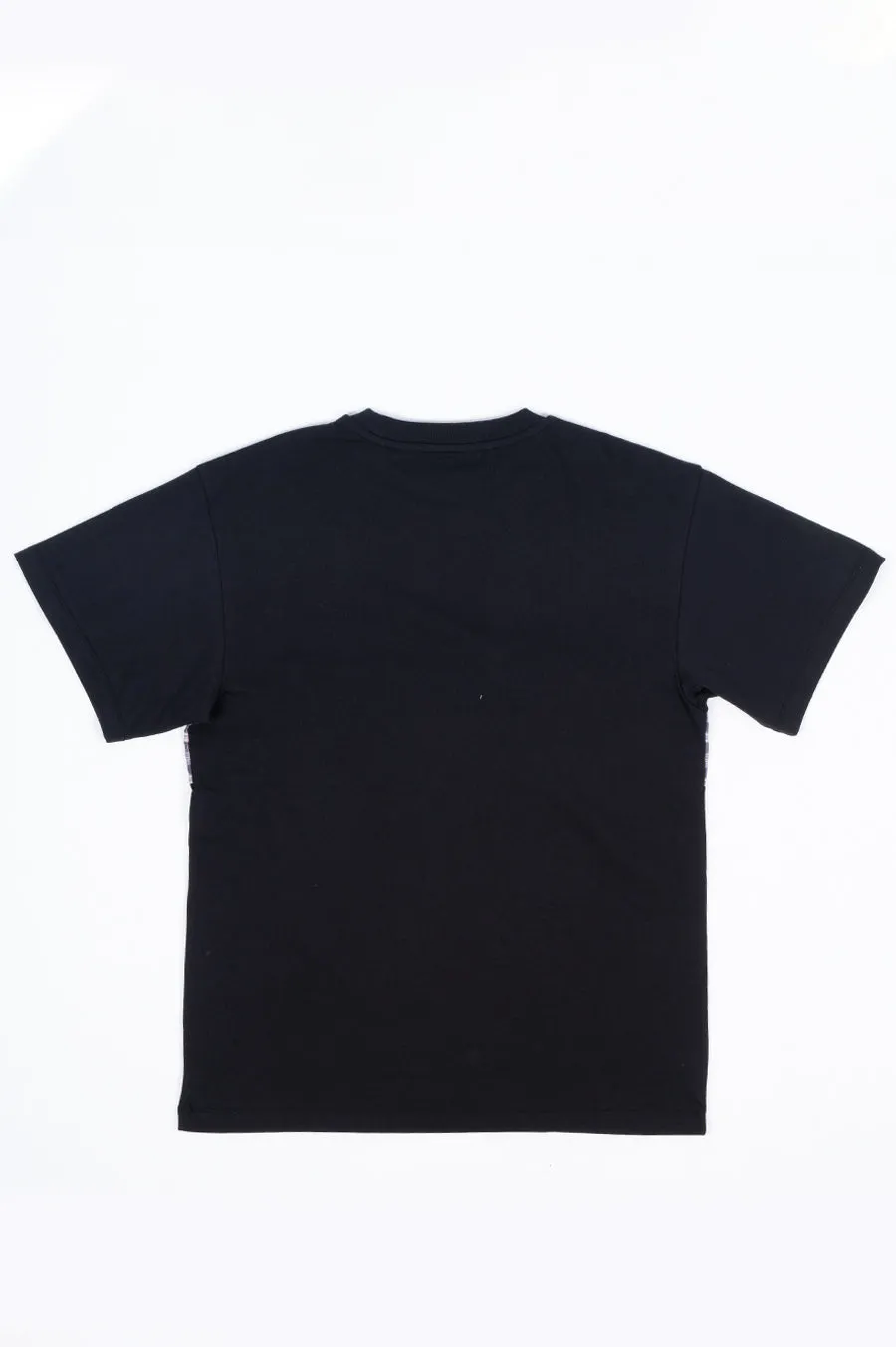 RASSVET 7 PLAID BOX SS T-SHIRT BLACK