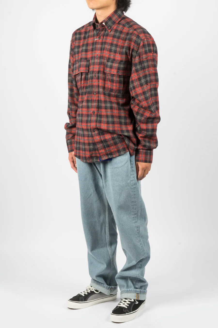 RASSVET FLANNEL SHIRT RED