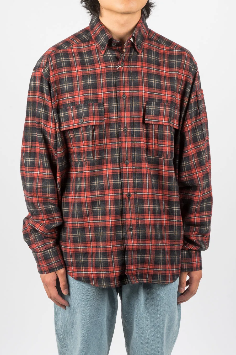 RASSVET FLANNEL SHIRT RED