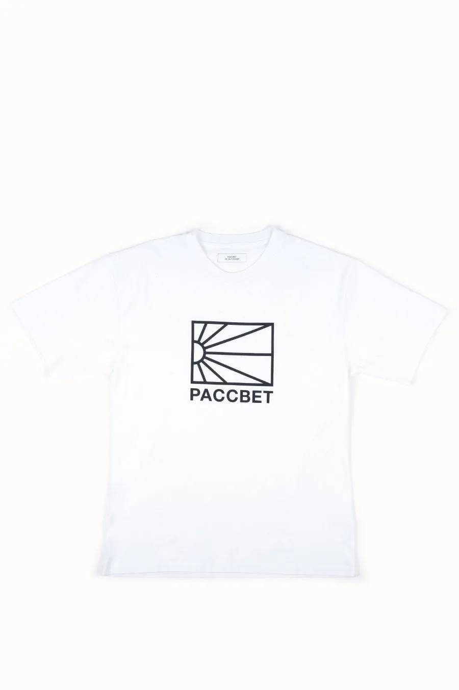 RASSVET MENS COTTON LOGO T-SHIRT WHITE