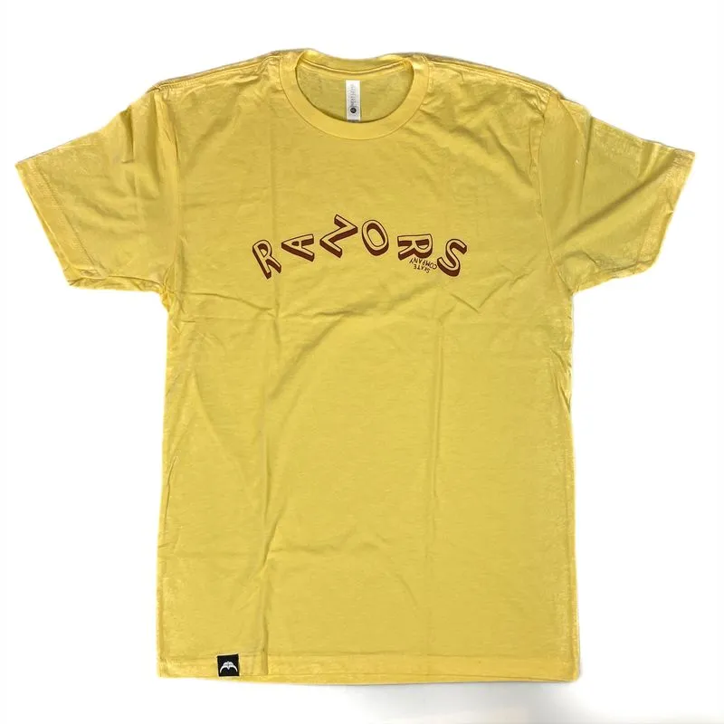 Razors T-shirt Backflip yellow