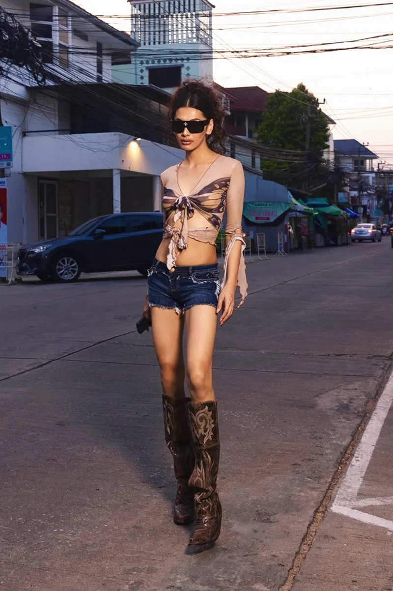 Rebel Denim Cutoff Shorts