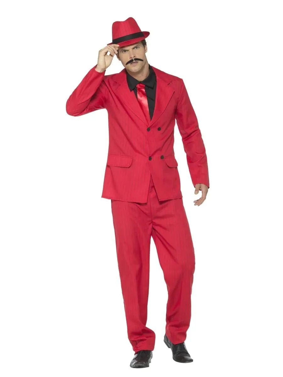 Red 1920's Zoot Suit Costume
