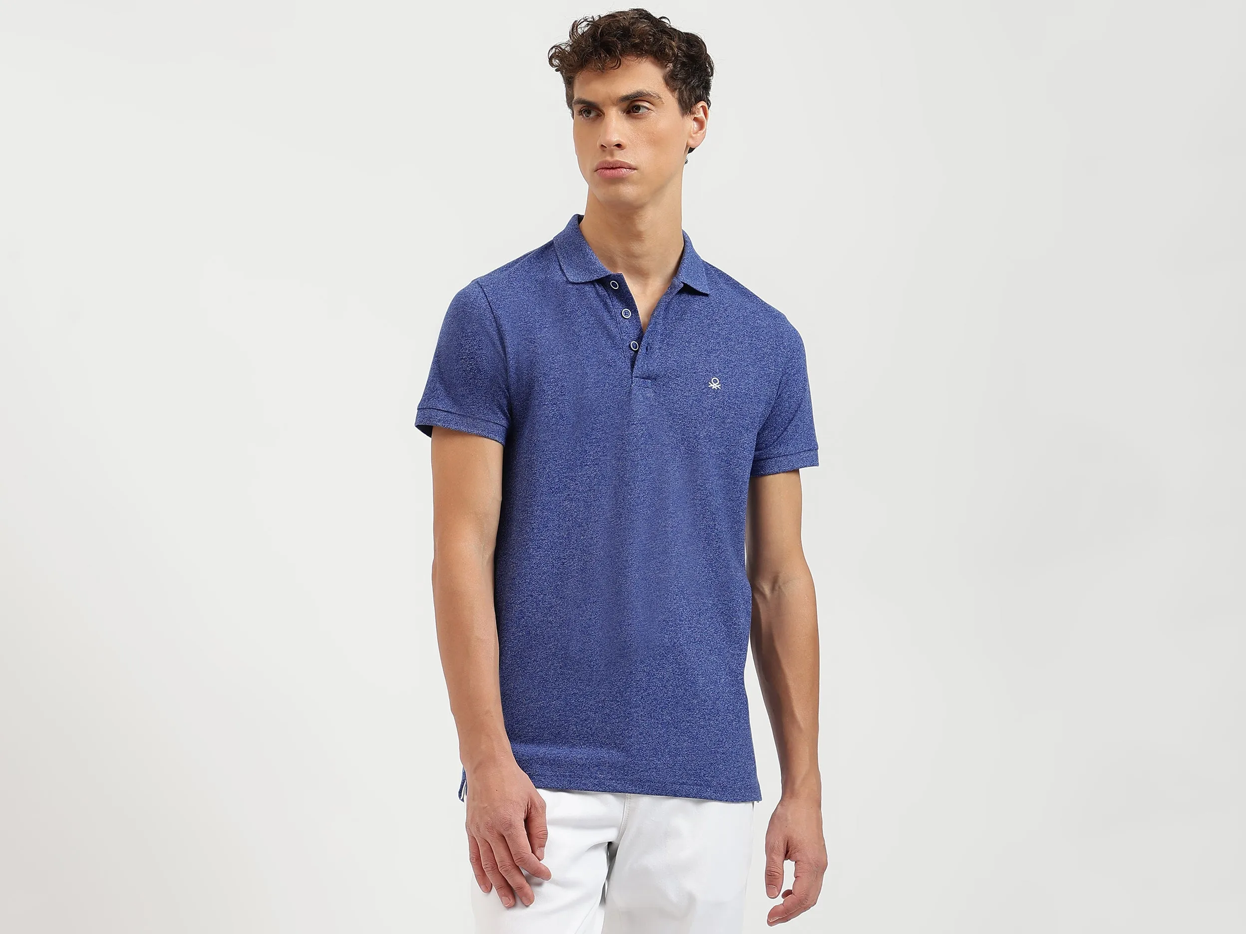 Regular Fit Collared Solid Polo T-Shirt