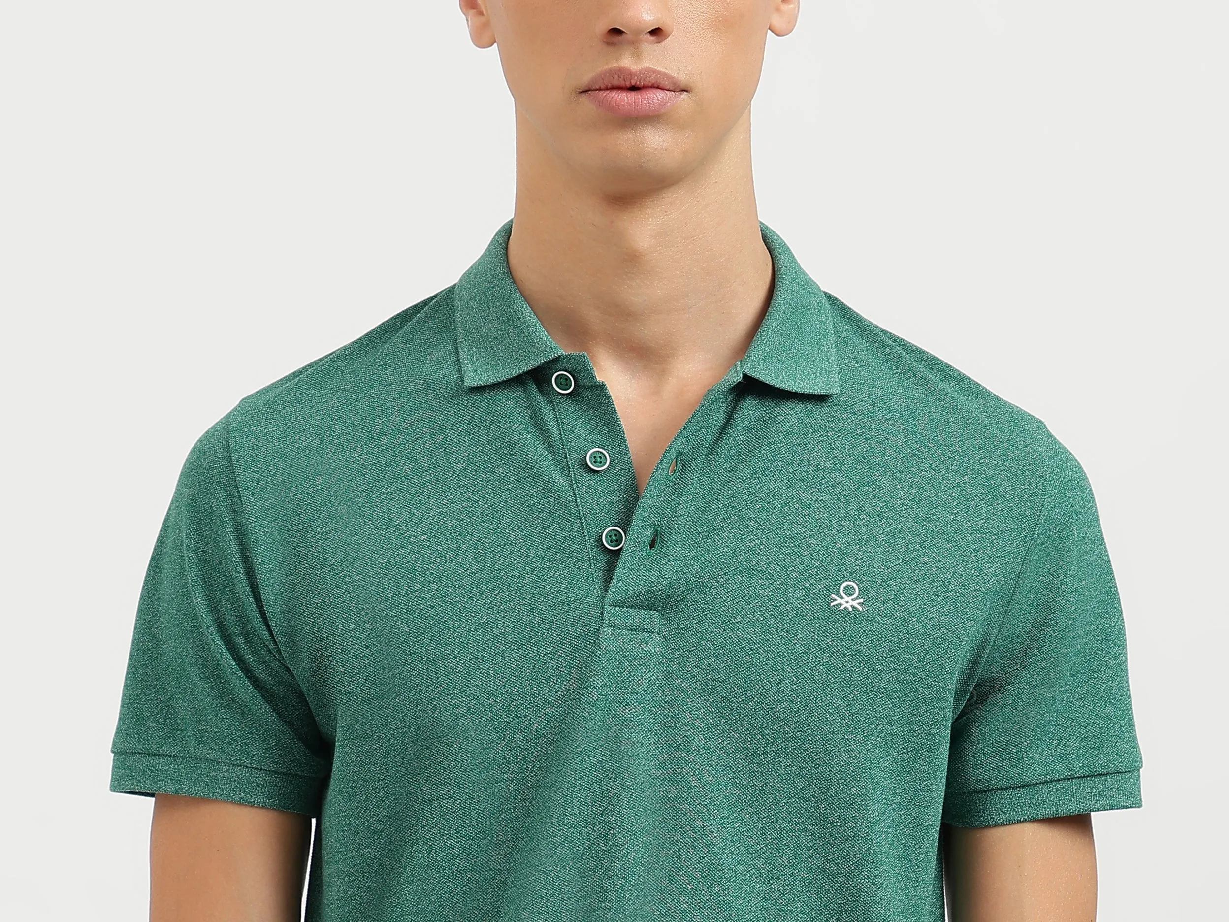 Regular Fit Collared Solid Polo T-Shirt