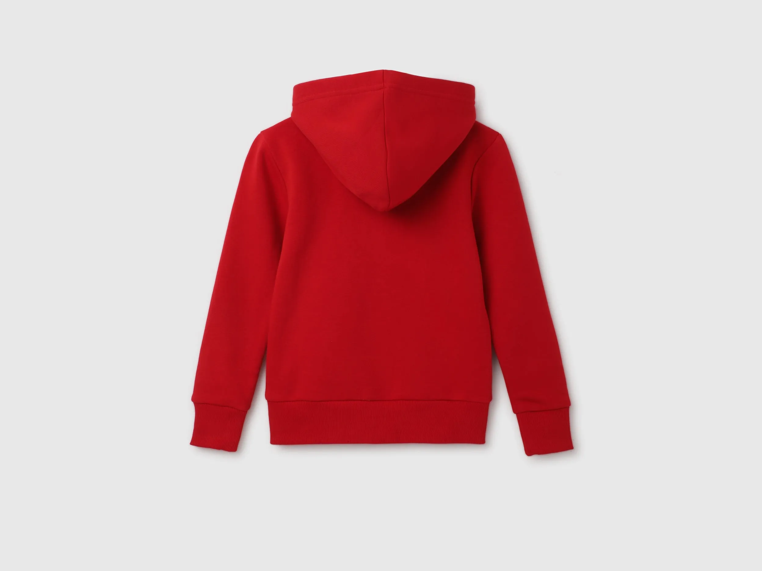 Regular Fit Hooded Neck Solid Pattern Sweatshirt