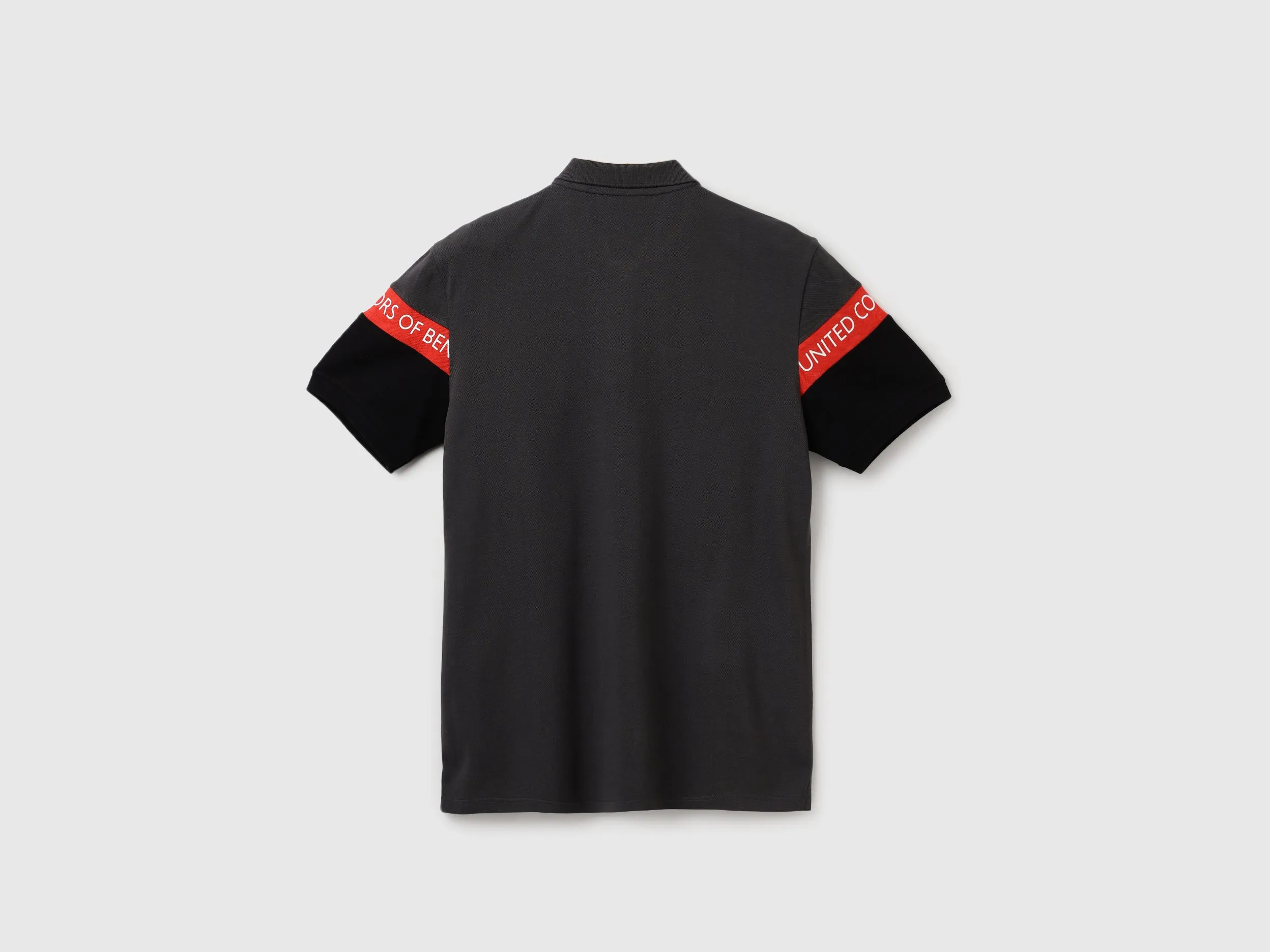Regular Fit Polo Neck Colorblock T-Shirt