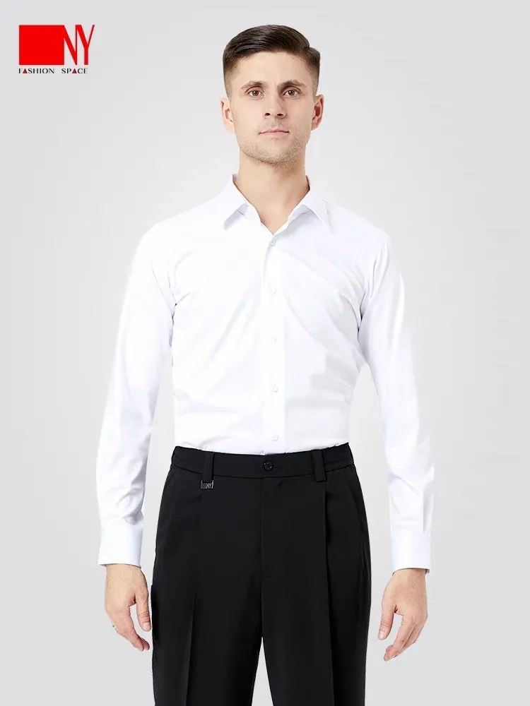 Regular loose  Shirt white / black
