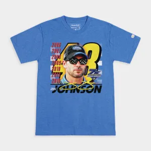Retro-Inspired Jimmie Johnson 7-Time Champ Tee