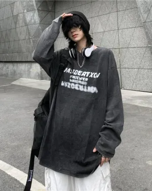 Retro Print Loose Tee MJM0010
