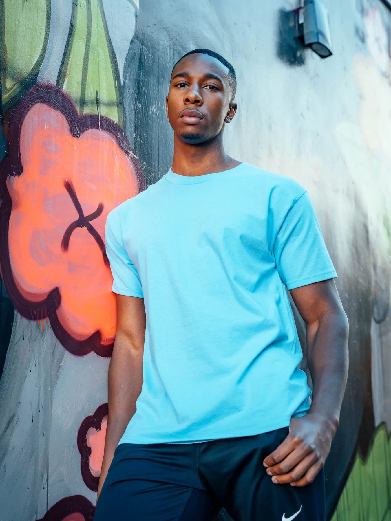 Rise Up Tee - Pacific Blue