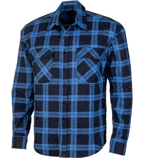 Ritemate Men's Open Front Flannelette Shirt - 2 Colours