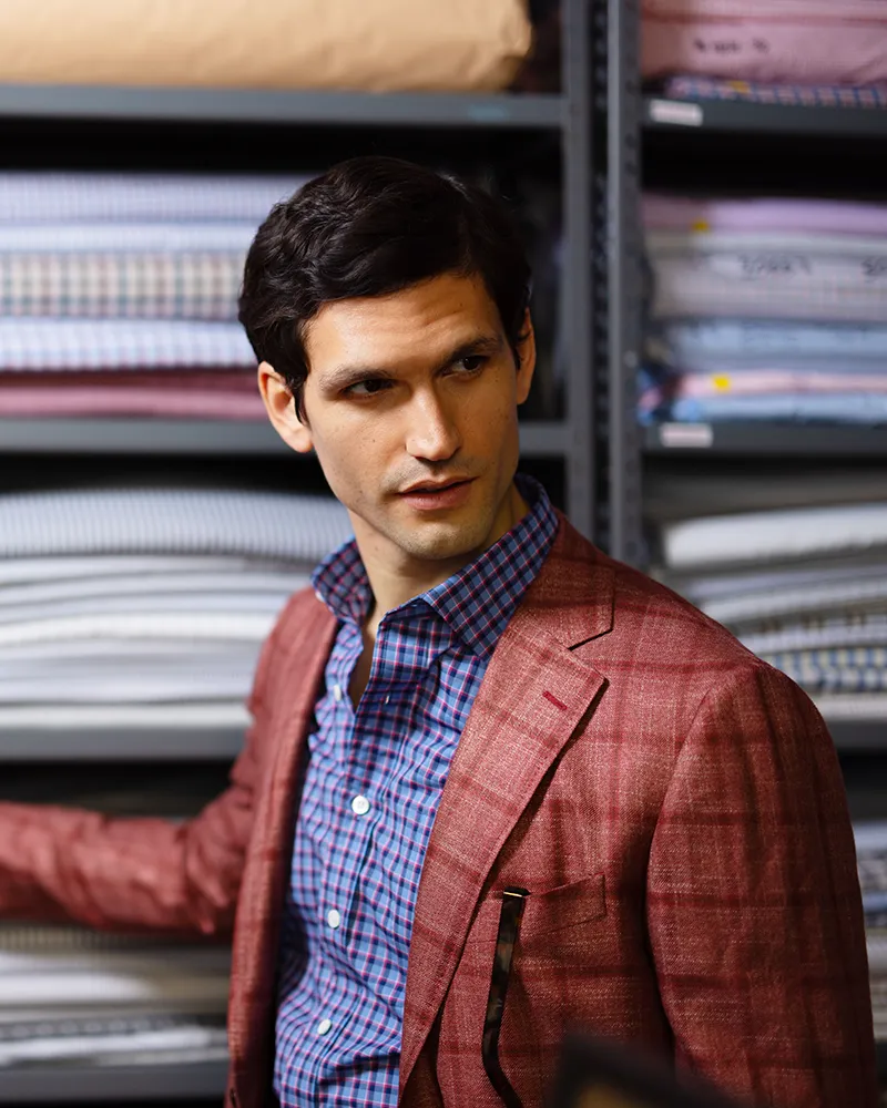 Roark Check (Indigo/Magenta)