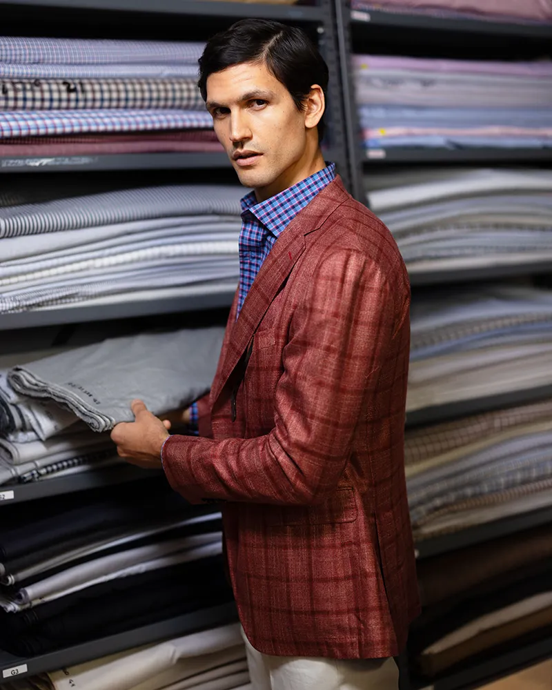 Roark Check (Indigo/Magenta)