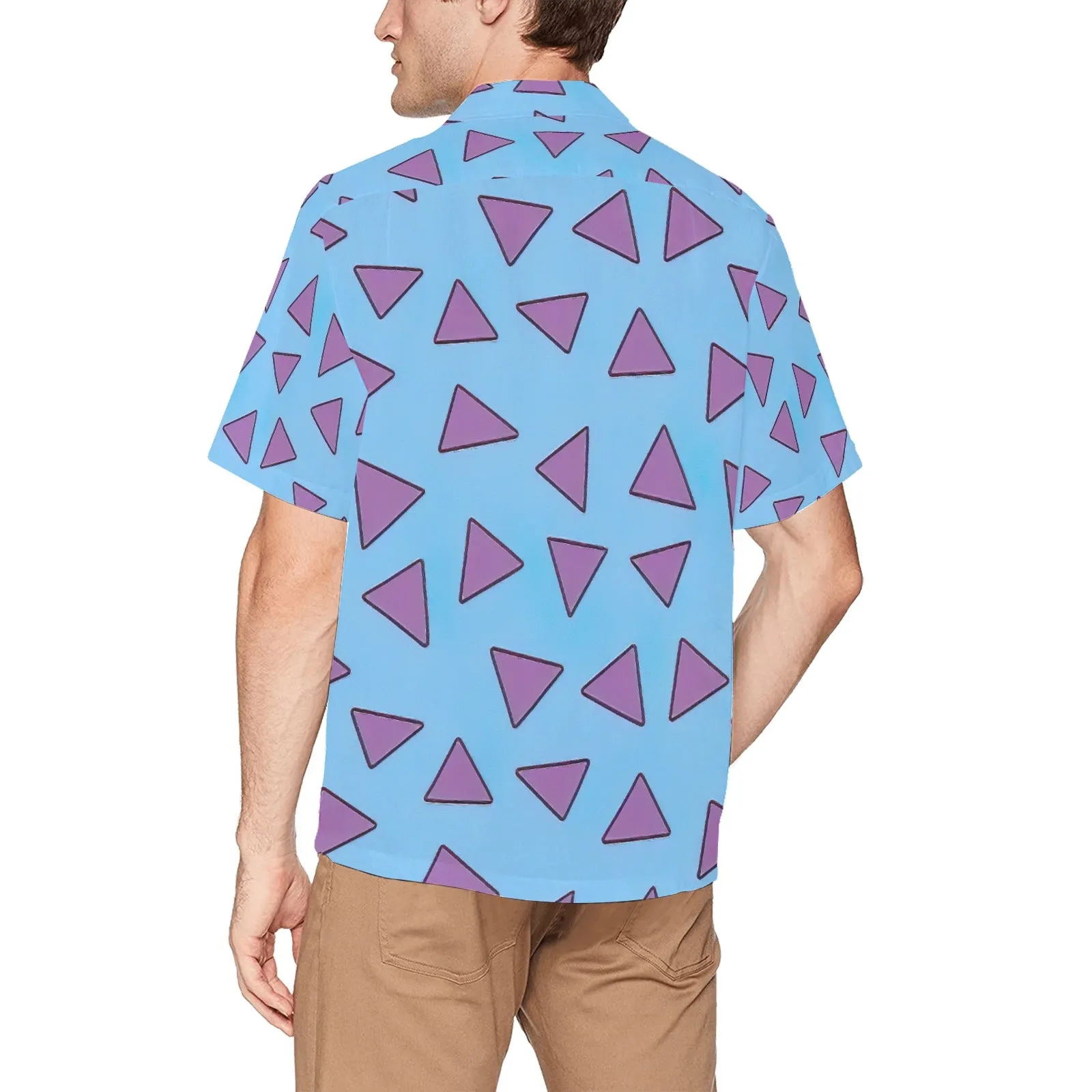 Rocko's Modern Life Print Hawaiian Shirt with Chest Pocket