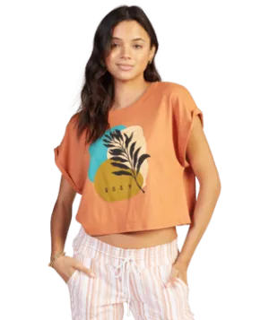 Roxy Womens Modern Leaf T-Shirt
