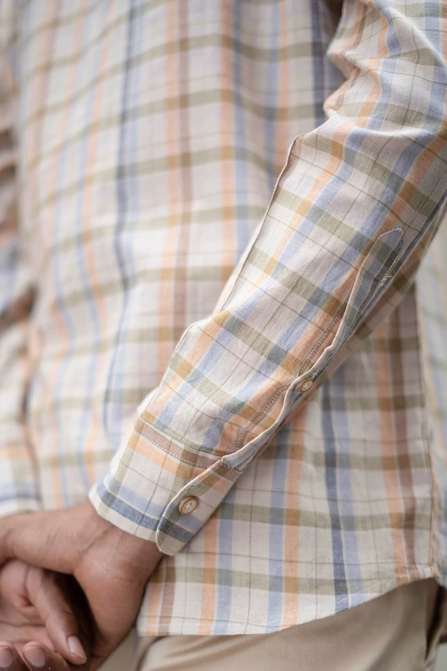 Rustic Mosaic Checks · Regular Collar · Full Sleeve Shirt