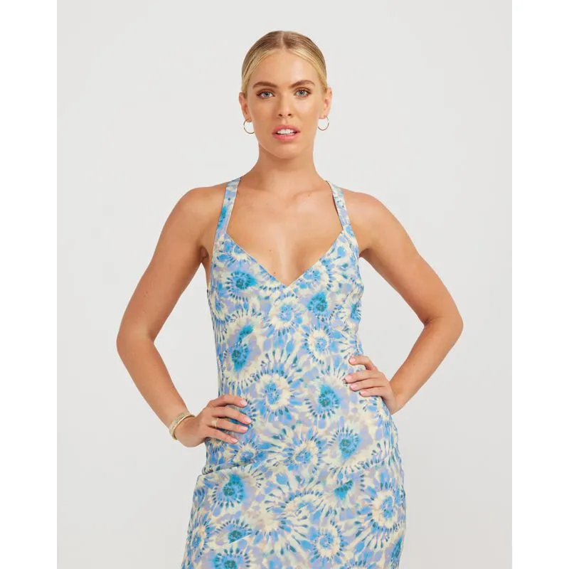 Rylee Maxi | Opal Blue Violet Tie Dye