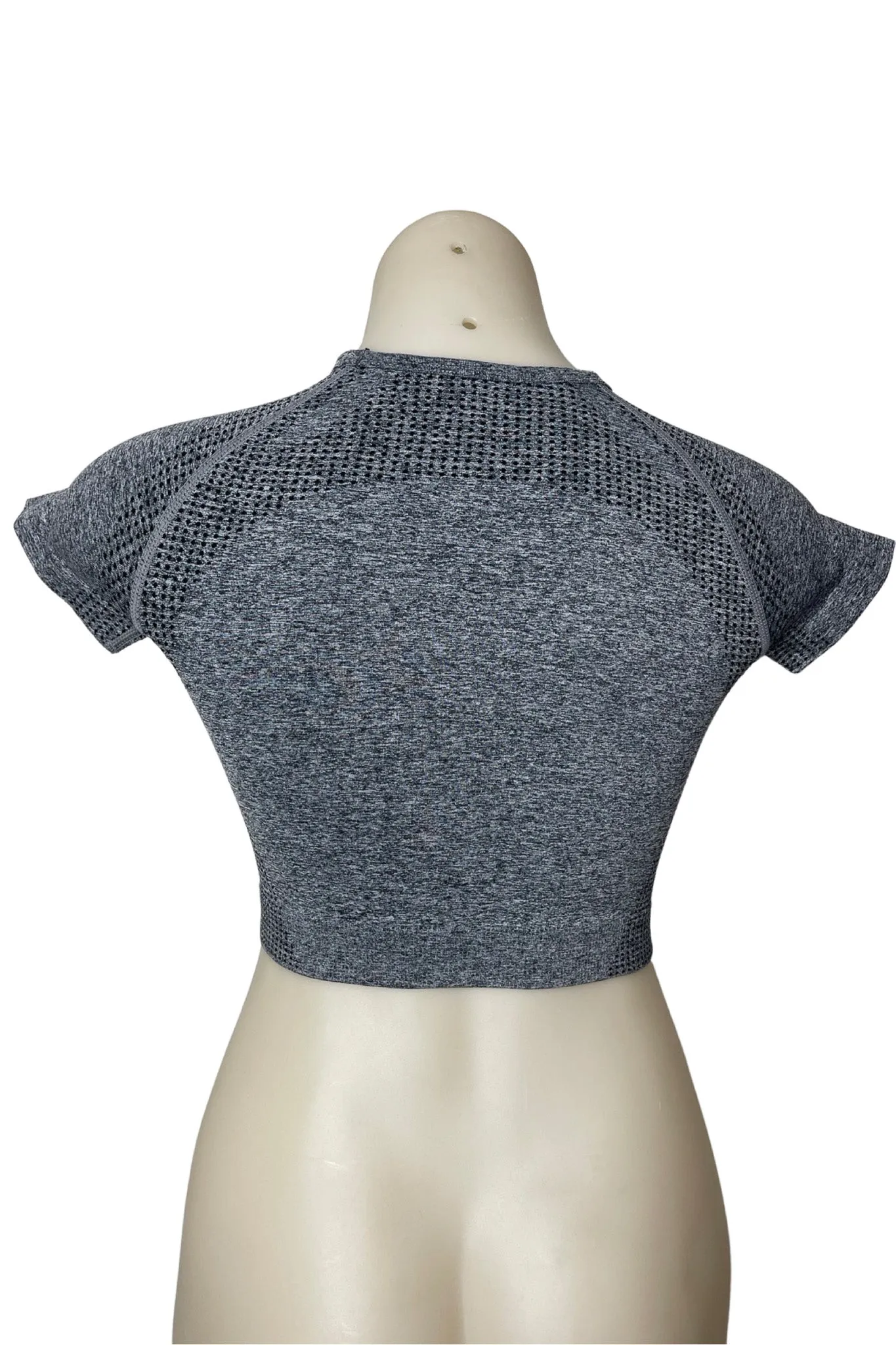 Sample Taylor Crop Tee Charcoal S