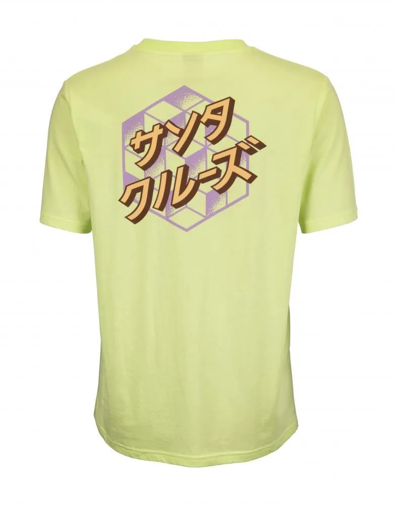 Santa Cruz Womens T-Shirt Japanese Optical Dot T-Shirt - Aloe Green