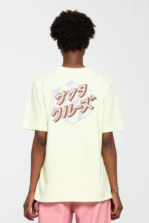 Santa Cruz Womens T-Shirt Japanese Optical Dot T-Shirt - Aloe Green