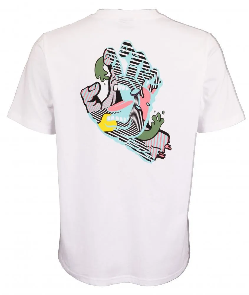 Santa Cruz Womens T-Shirt Strange Hand T-Shirt - White