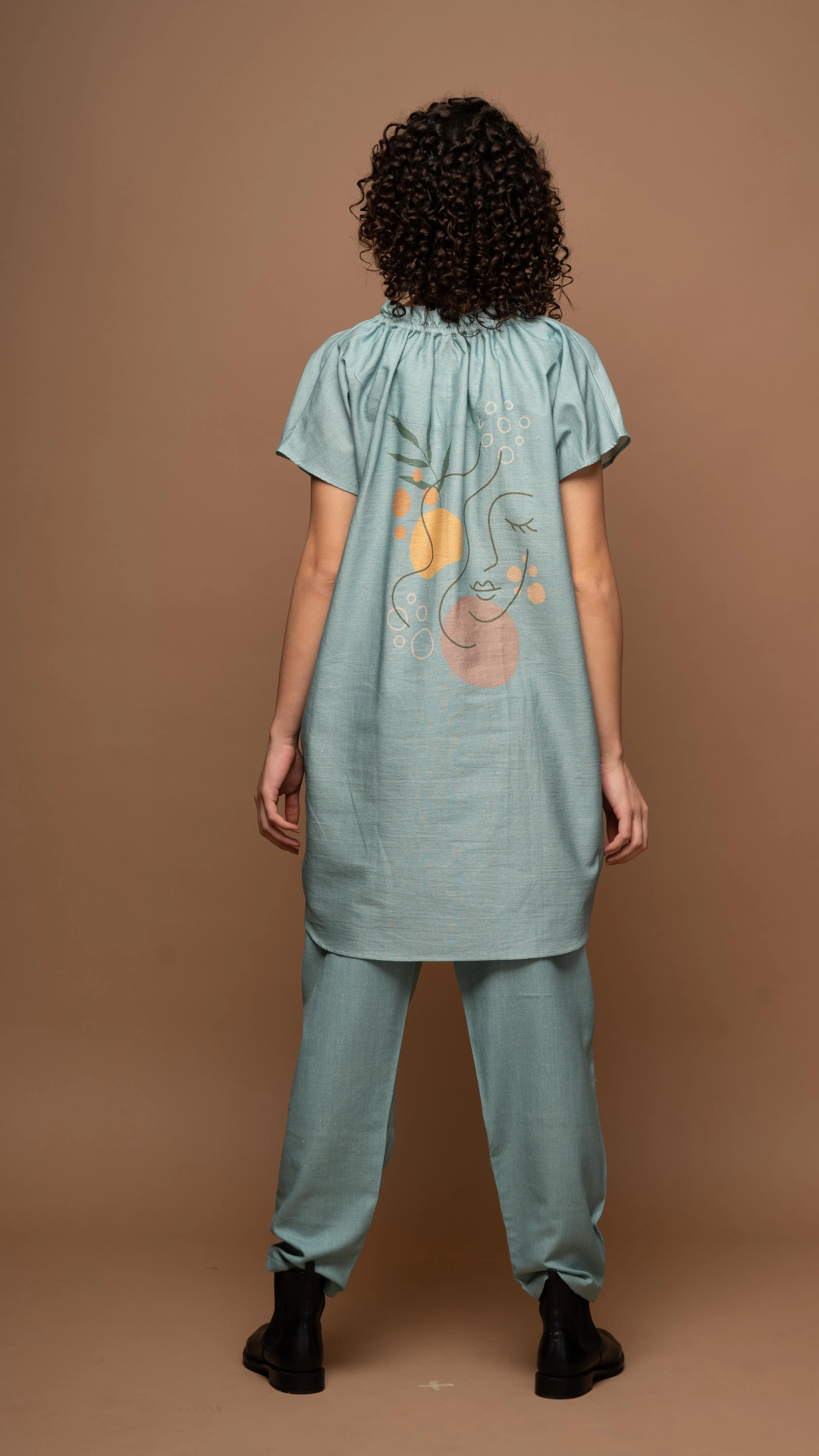 Serene Blue Peaceful Pause: Co-ord Pants Set