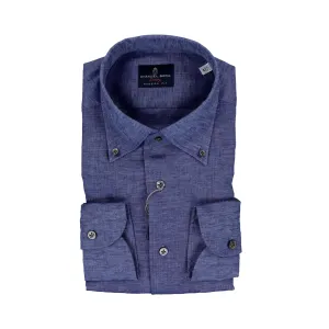 SF17555 Extrafine Linen in Indigo