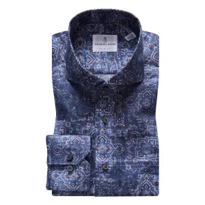 SF18195 Bandana Print Sport Shirt