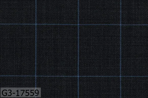 Shadow Grey Texture With Light Blue Windowpane Vest