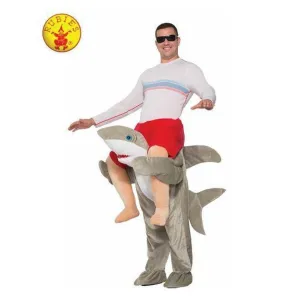 Shark Piggy Back Costume Size Std