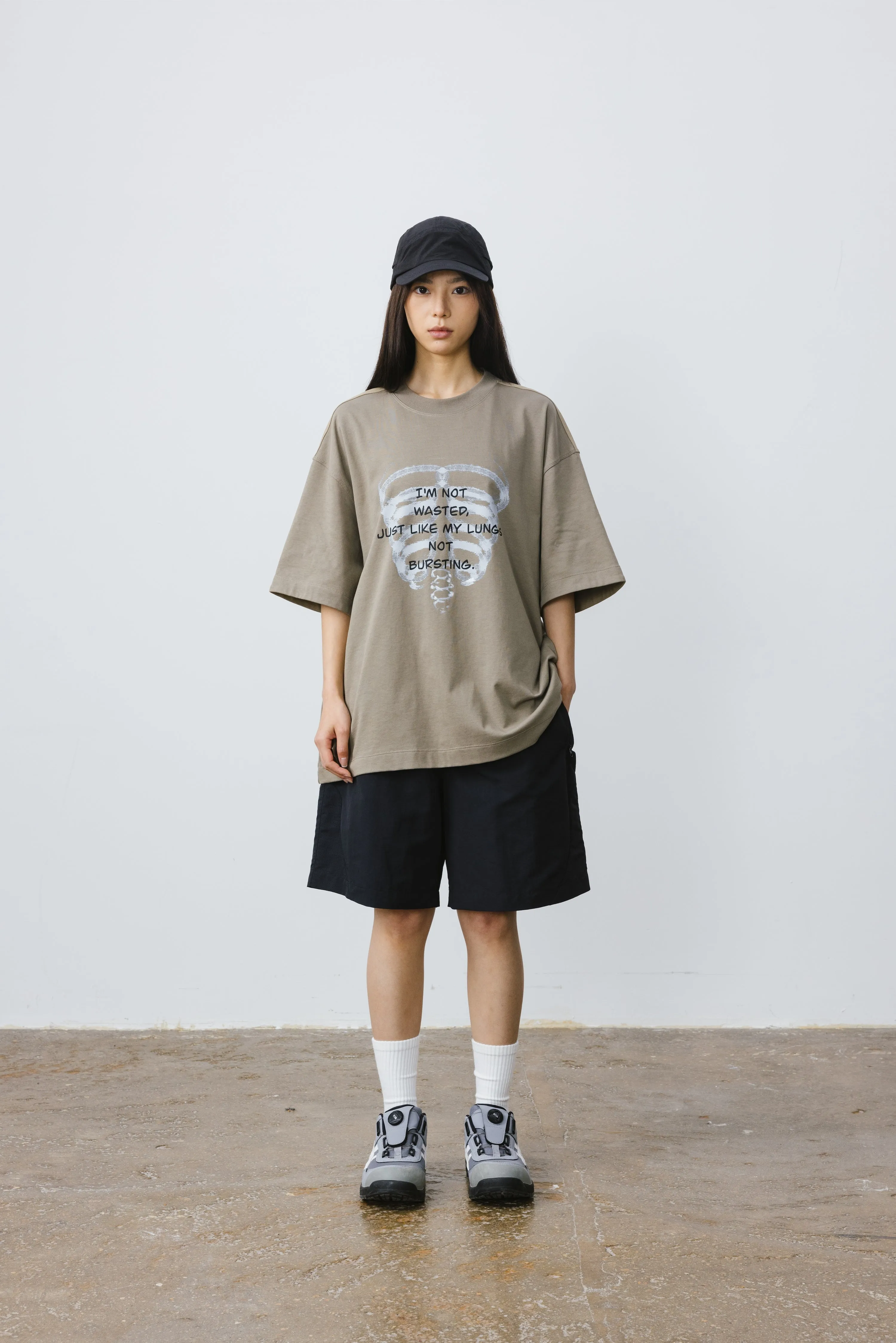 Skeleton Quickdry Print Tee