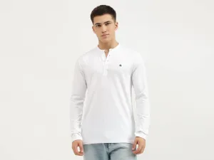 Slim Fit Henley Solid T-Shirt